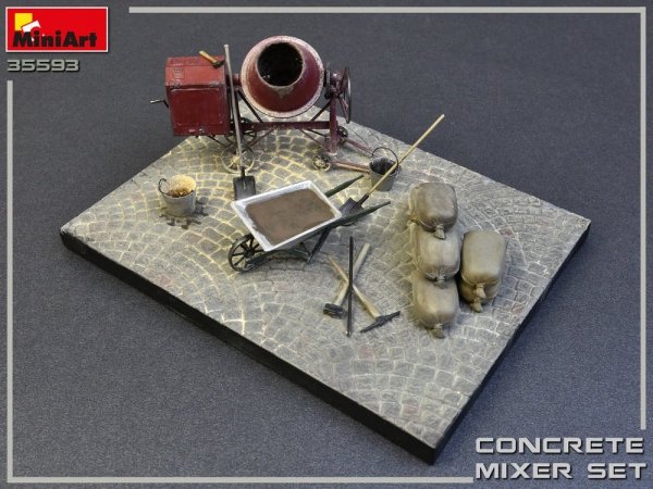 MiniArt 35593 CONCRETE MIXER SET 1/35