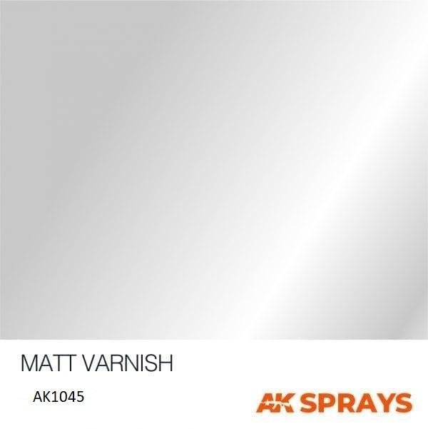 AK Interactive AK1045 Matt Varnish Spray 400 ml.