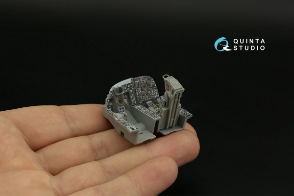 Quinta Studio QD48372 A-6A 3D-Printed &amp; coloured Interior on decal paper (Kinetic) 1/48