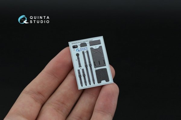 Quinta Studio QD35165 HH-60H Rescue Hawk 3D-Printed &amp; coloured Interior on decal paper (Kitty Hawk) 1/35