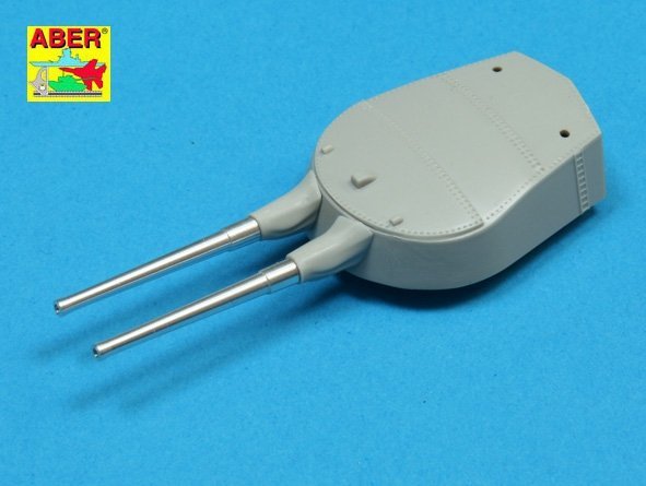 Aber 350L-31 Set of 8 pcs 381mm (15in) L42 Mk.I short barrels for Hood, Repulse, Queen Elisabeth, Vanguard (1:350)