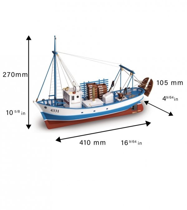 ARTESANIA LATINA 20100-N Trawler Mare Nostrum 1/35