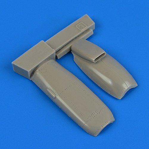Quickboost QB72526 Spitfire Mk. IXc late engine covers for Eduard 1/72