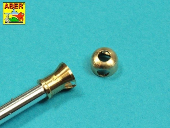Aber 35L-332 Lufa 76,2 mm (3 cale) 17 funtowa Mk. II z hamulcem wylotowym do czołgu A34 COMET 1/35