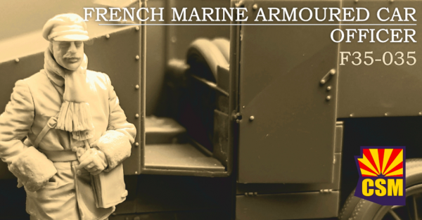 Copper State Models F35-035 French marine armoured car officer 1/35