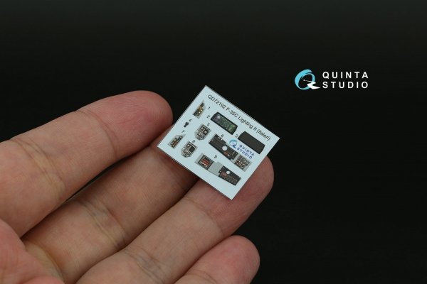 Quinta Studio QD72192 F-35C Lighting II 3D-Printed &amp; coloured Interior on decal paper (Italeri) 1/72