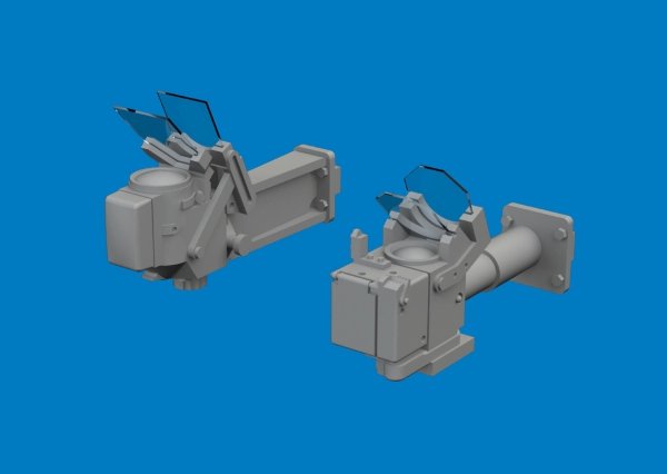 Eduard 624014 Messerschmitt Bf-109 G - Gun Sights (3D-Printed / for Airfix Kits) 1/24