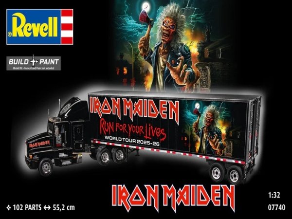 Revell 07740 Iron Maiden Tour Truck 1/32