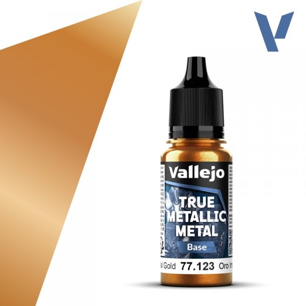 Vallejo 77123 Imperial Gold - True Metallic Metal - Base 18ml