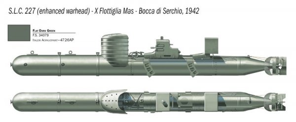 Italeri 5621 S.L.C. MAIALE with crew 1/35