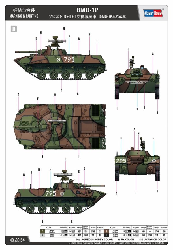 Hobby Boss 80154 BMD-1P 1/35