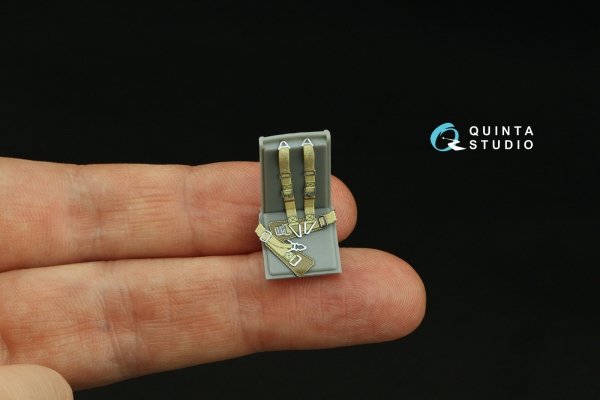 Quinta Studio QR+35027 WWII Luftwaffe fighter seatbelts (with metal buckles) (All kits) 1/35