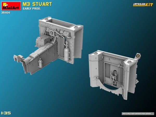 MiniArt 35404 M3 STUART EARLY PROD. INTERIOR KIT 1/35