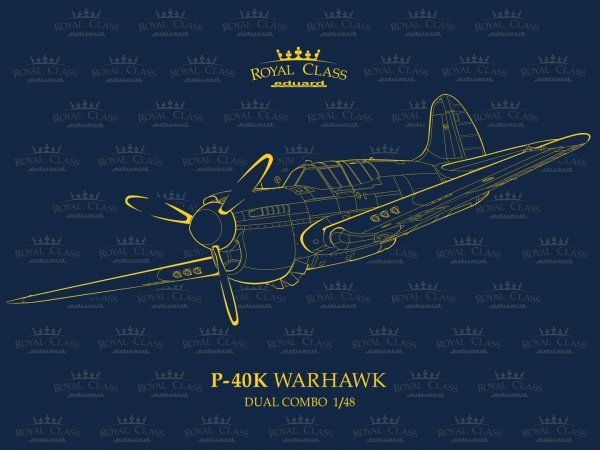 Eduard R0024 Curtiss P-40 K Warhawk - Dual Combo / The Royal Class 1/48