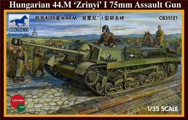 Bronco CB35121 Hungarian 75mm Assault Gun 44.M (1:35)