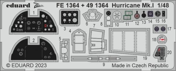 Eduard BIG49380 Hurricane Mk. I Hobby Boss 1/48
