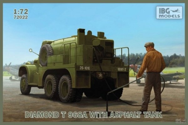 IBG 72022 DIAMOND T 968A with Asphalt Tank 1/72