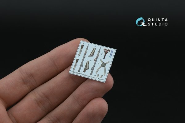 Quinta Studio QD+48578 MiG-21MF Fishbed-J (Gorkiy plant) 3D-Printed &amp; coloured Interior on decal paper (Eduard) (with 3D-printed resin parts) 1/48