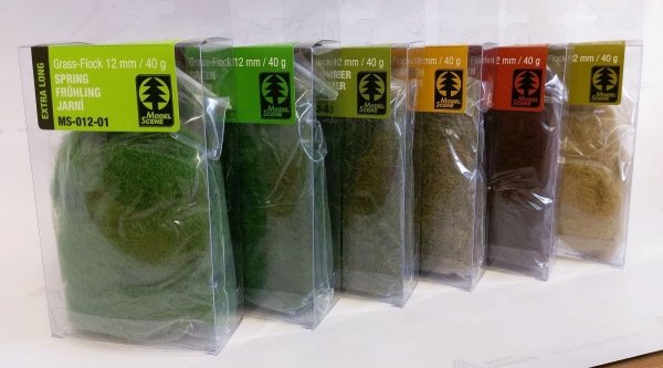 Model Scene 012-05 Grass-Flock 12 mm - Brown 40g