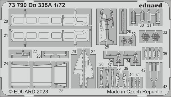 Eduard 73790 Do 335A HOBBY 2000, DRAGON 1/72