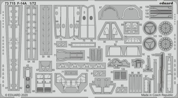 Eduard 73715 F-14A 1/72 GREAT WALL HOBBY