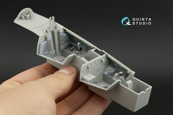 Quinta Studio QD32033 F-14D 3D-Printed &amp; coloured Interior on decal paper ( Trumpeter ) 1/32