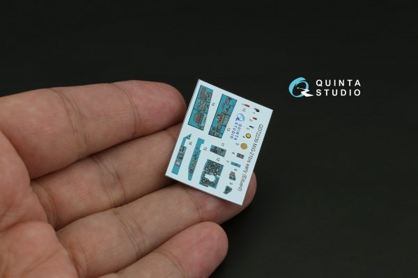 Quinta Studio QD+72239 MiG-21bis early 3D-Printed &amp; coloured Interior on decal paper ( Eduard )( with 3D-printed resin parts ) 1/72