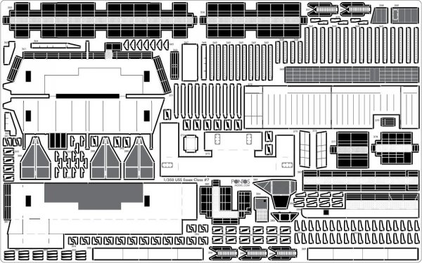 Pontos 35004F1 USS CV-10 Yorktown 1944 Detail Up Set (1:350)