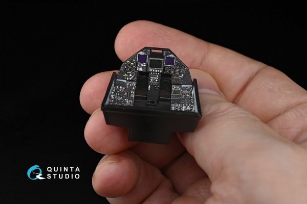 Quinta Studio QD48169 F-117A 3D-Printed &amp; coloured Interior on decal paper (for Tamiya kit) 1/48