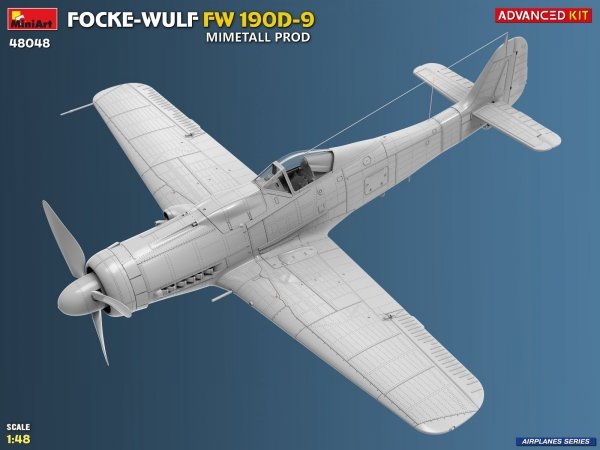 MiniArt 48048 FOCKE-WULF FW 190D-9. MIMETALL PROD. ADVANCED KIT 1/48