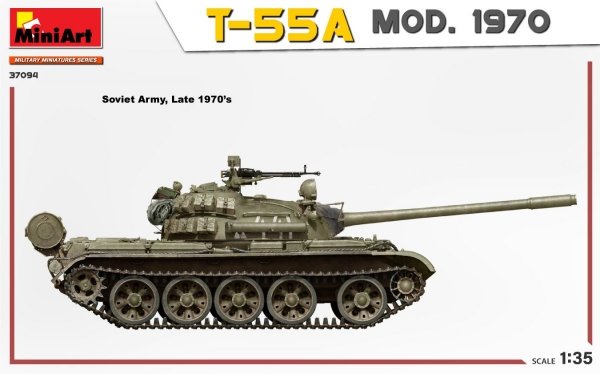 MiniArt 37094 T-55A MOD. 1970 INTERIOR KIT 1/35