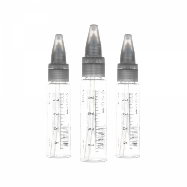 DSPIAE MS-B50 Paint Mixing Bottle 50ml 3 pcs for PT-AB Wash-Free Airbrush