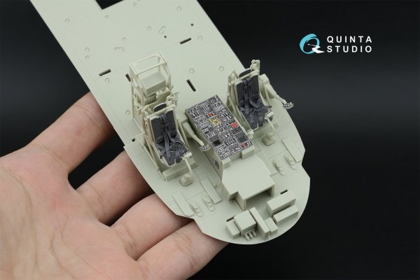 Quinta Studio QD35165 HH-60H Rescue Hawk 3D-Printed &amp; coloured Interior on decal paper (Kitty Hawk) 1/35