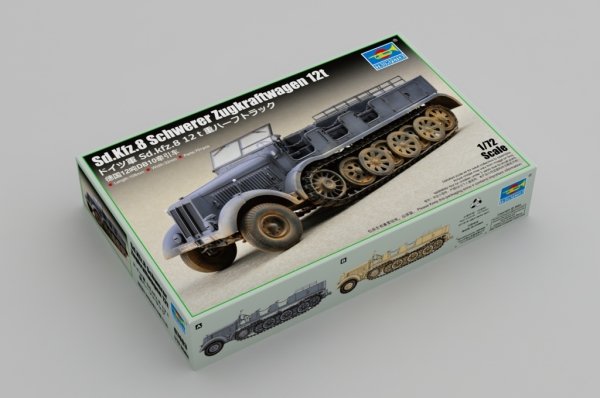 Trumpeter 07403 German Sd.Kfz. 8 schwerer Zugkraftwagen 12t 1/72