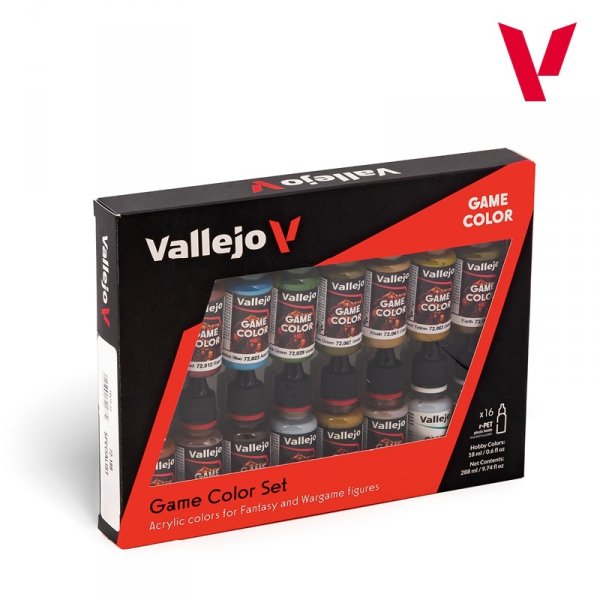 Vallejo 72188 Specialist Set - Game Color - Acrylic colors for Fantasy and Wargame figures 16x18ml