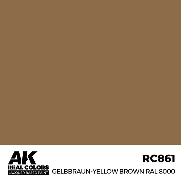 AK Interactive RC861 Gelbbraun-Yellow Brown RAL 8000 17 ml
