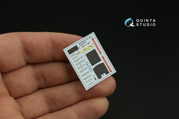 Quinta Studio QD48323 A-10C 3D-Printed &amp; coloured Interior on decal paper (Academy) 1/48