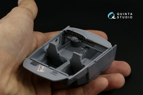 Quinta Studio QD24003 Porsche 959 3D-Printed &amp; coloured Interior on decal paper (Tamiya) 1/24