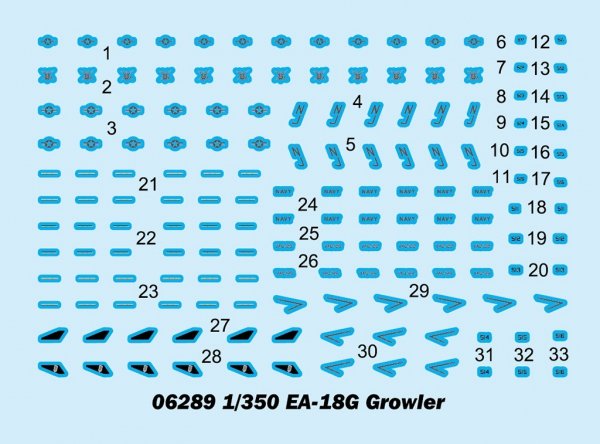 Trumpeter 06289 EA-18G Growler 1/350