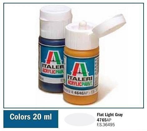 Italeri 4765AP FLAT LIGHT GRAY 20ml 