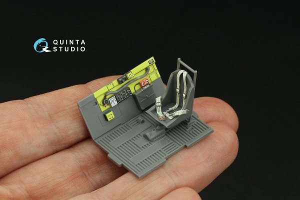 Quinta Studio QD48498 P-47С Thunderbolt 3D-Printed &amp; coloured Interior on decal paper (Dora Wings) 1/48