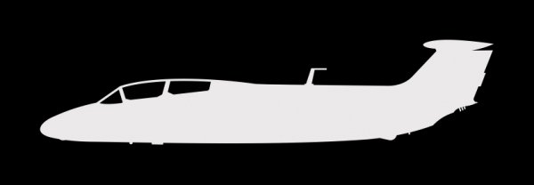 Omask 150351 sticker L-29 Delfín (15cm white)