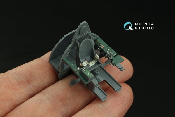 Quinta Studio QD48459 F4F-3 early 3D-Printed coloured Interior on decal paper (Eduard) 1/48