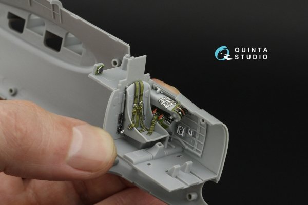 Quinta Studio QD48647 Boston III (DB-7B) 3D-Printed &amp; coloured Interior on decal paper (HK models) 1/48