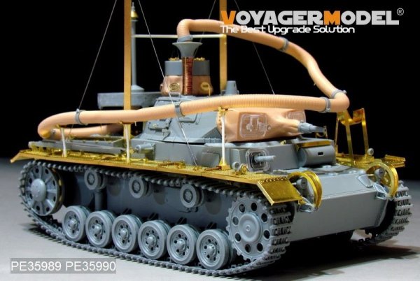 Voyager Model PE35989 WWII German Pz.KPfw.III (T)Ausf.F &quot;Operation Seelowe&quot; Basic For DRAGON 6877/6717 1/35