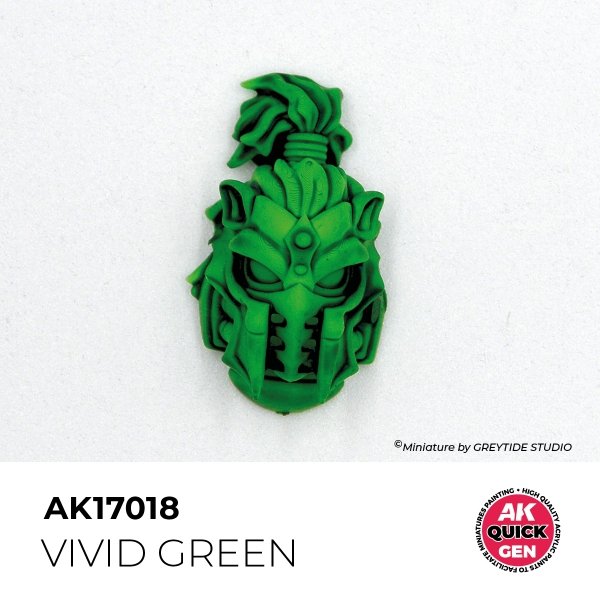 AK Interactive AK17018 VIVID GREEN – QUICK GEN COLOR 18ml