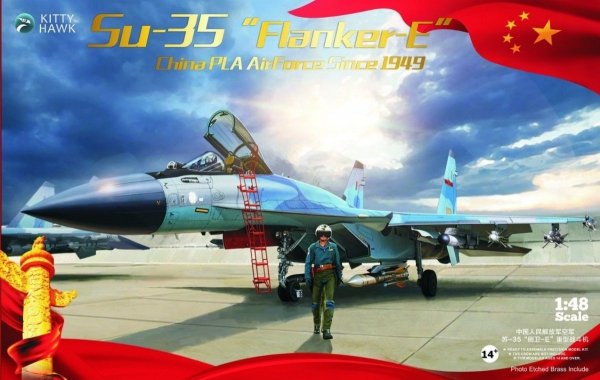 Kitty Hawk 80128 Su-35 Flanker-E China PLA AirForce Since 1949 Version 2.0 1/48