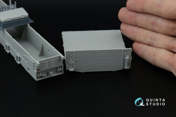 Quinta Studio QD+35157 Komintern Artillery Tractor 3D-Printed &amp; coloured Interior on decal paper (Trumpeter) (with 3D-printed resin parts) 1/35