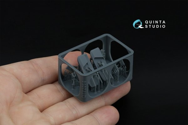 Quinta Studio QT72014 Yak-1 Ski landing gear (Zvezda) 1/72