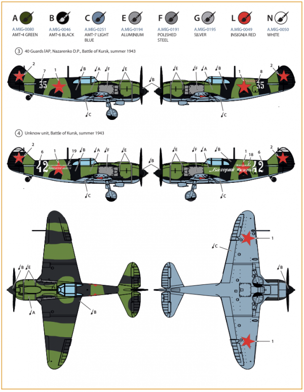 Clear Prop! CP72015 La-5 late version ADVANCED KIT 1/72